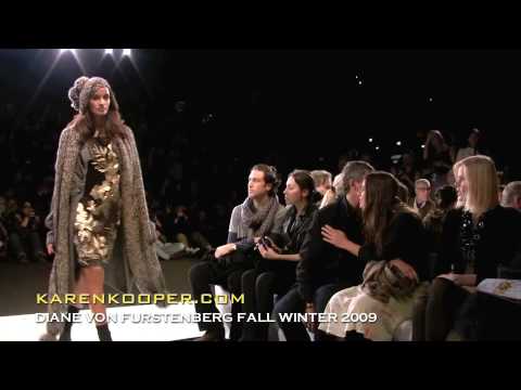 Diane Von Furstenberg Fall Winter 2009 Full Collection Backstage HQ Video