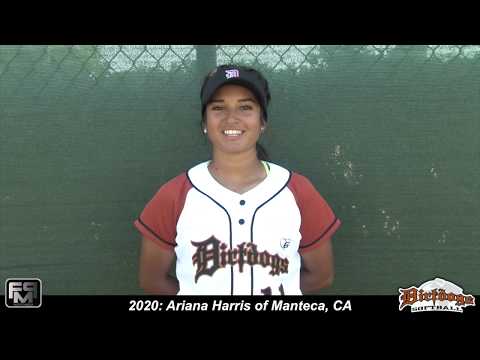 2020 Ariana Harris Slapper, Outfield Softball Skills Video - Dirt Dogs