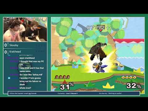 N.E. Melee Arcadian 6  - Krakhead (Ganondorf) vs. Scooby (Sheik) - SSBM Pools