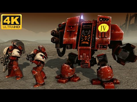 WARHAMMER 40K CLASSIC BATTLE - Blood Ravens vs Eldar (4K UltraHD)