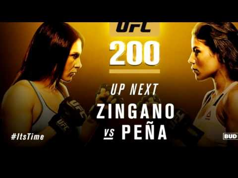 UFC 200 - Cat Zingano vs. Julianna Peña Full Fight