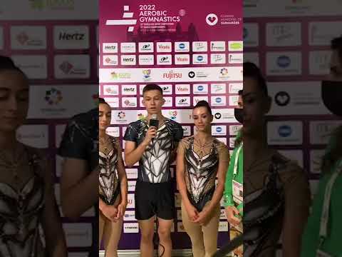 Interview:  Ukraine Trio Qualification - 2022 Aerobic Gymnastics World Championship