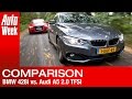 BMW 428i vs. Audi A5 2.0 TFSI  English subtitles