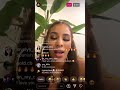 Cyn Santana Instagram Live November 9 2020