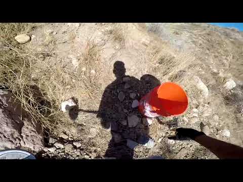 Whites GoldMaster 24K at Cajon Summit Claim and A Tarantula that scared the tar out of me!