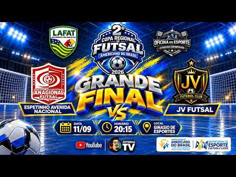 FINAL DA 2º COPA REGIONAL DE FUTSAL EM AMERICANO DO BRASIL