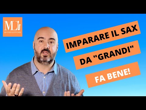 Imparare a suonare il sax da "grandi" fa bene!