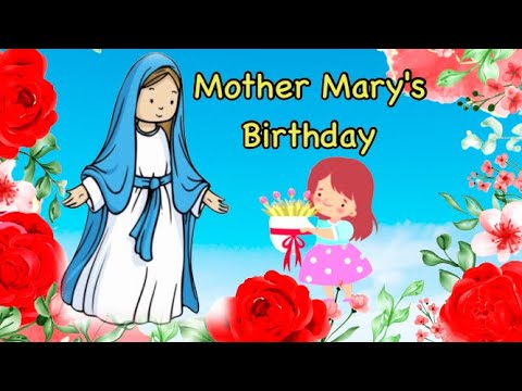 Mother Mary’s birthday, Short story for kids, Mother Mary Story in English| kids animation