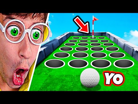HOYO TROLL vs BROTHER 😂⛳! (impossible) - GOLF IT #1 TEKENDO