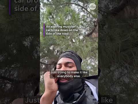 Justin Bieber stops to offer roadside assistance