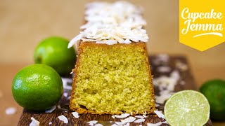 Lime &amp; Coconut Drizzle Cake | Cupcake Jemma