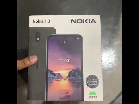 Unboxing of Nokia 1.3