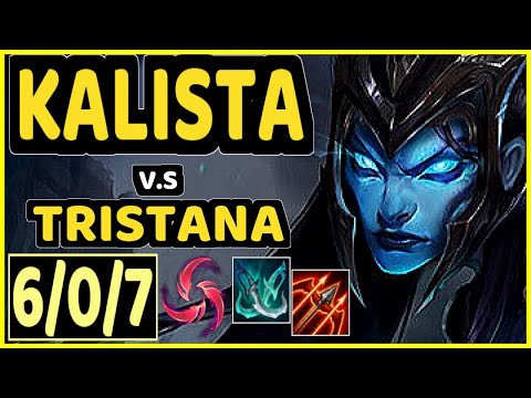 JAVAAA (KALISTA) vs TRISTANA - 6/0/7 KDA BOTTOM ADC GAMEPLAY - EUW Ranked GRANDMASTER