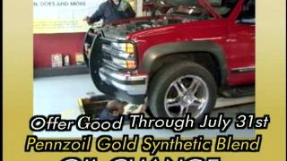 Pennzoil 10 Minute Oil Change $10 Rebate-Owosso