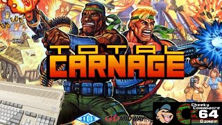 TOTAL CARNAGE – Commodore Amiga (1994) | ICE's Chaotic Twin-Stick Shooter
