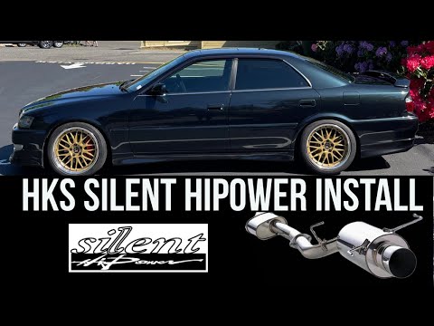 JZX100 Toyota Chaser Tourer V HKS Silent Hipower Exhaust Install