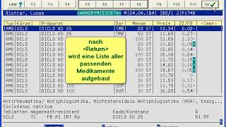 DURIA classic Anwender How-To: 18 Medikamentenbudget und Kontrolle