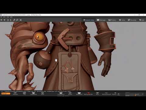 Mastering Zbrush Creating amazing props and characters pt 45 character Proportion