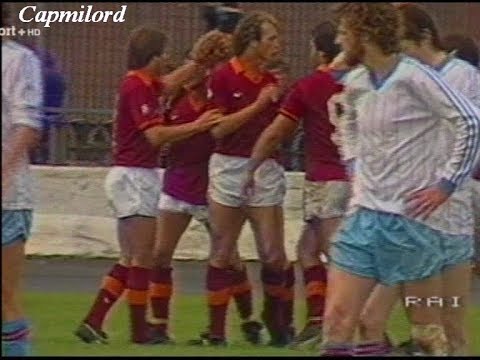 Ballymena-ROMA 0-2 Chierico, Ancelotti Andata 16esimi di Finale Coppa delle Coppe 16-09-1981