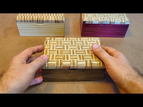 Patterned Plywood Box Series Ep. 1 | Easy DIY Woodworking Project That Looks Amazing!