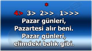 HAFTANIN SONU ♫ PİNHANİ ► KARAOKE