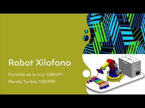 Robot que toca un xilofono - robotica industrial  (INTEC)