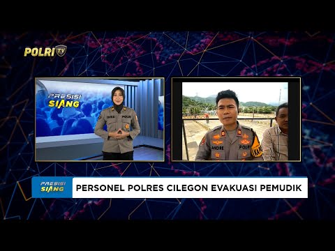 LIVE - KAPOLSEK KSKP MERAK IPTU IGNATIUS ANDREAN ,  POLRES CILEGON EVAKUASI PEMUDIK JATUH KE LAUT