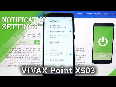 How to Enable/Disable App Notifications in Vivax Point X503 - Access Notification Settings