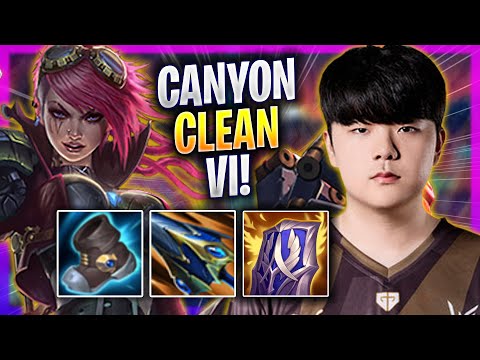 CANYON IS SUPER CLEAN WITH VI! - GEN Canyon Plays Vi JUNGLE vs Brand! | Season 2024
