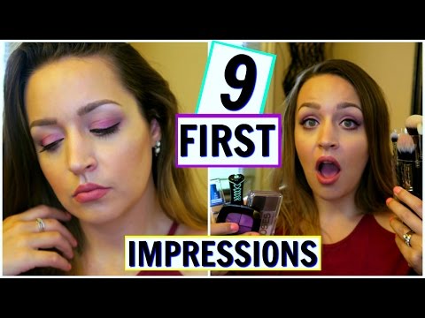 GRWM: Drugstore Makeup Full Face! 9 FIRST IMPRESSIONS! Video