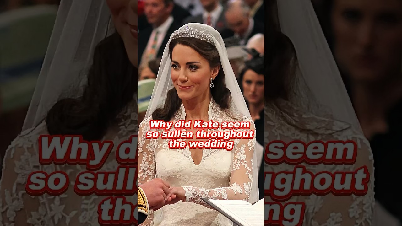 케이트가 결혼식 내내 왜 그렇게 침울해 보였을까 #fyp #foryou #royal #kate