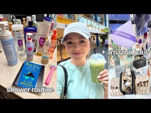 VLOG: Random Amazon haul, What's in my shower, Currently reading, & Matcha mumblings