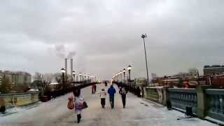 Walking from Church of Christ the Saviour to the Moskva River • 29 Dec 2012