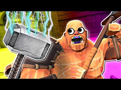 Thor Destroys Gladiators With MJOLNIR! - Gorn Mods - VR HTC Vive