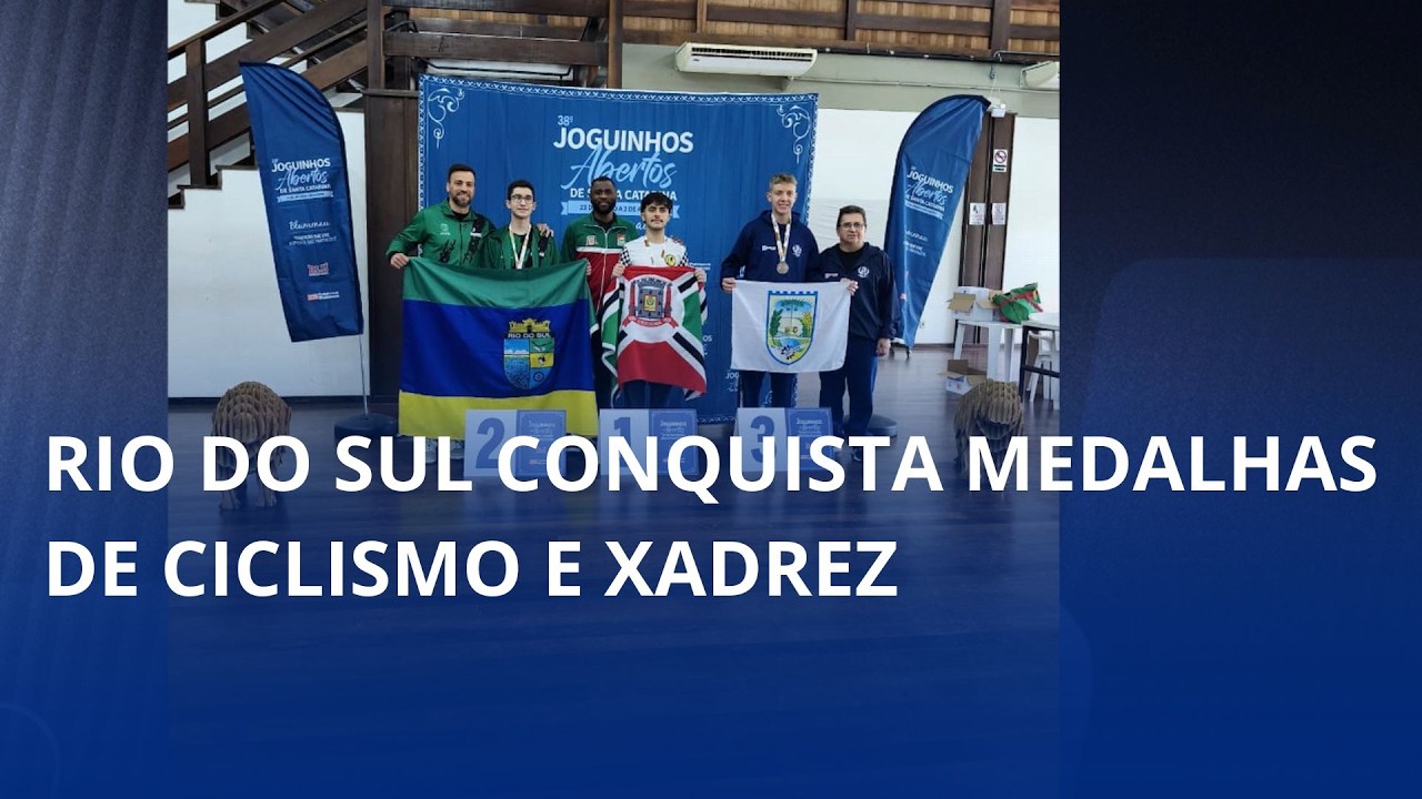 Rio do Sul conquista medalhas de ciclismo e xadrez nos Joguinhos Abertos