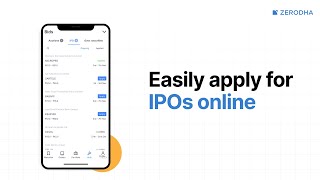 How to apply for IPOs on Zerodha?