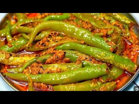 Rajasthani Style Yogurt and Chili (Dahi Mirchi)