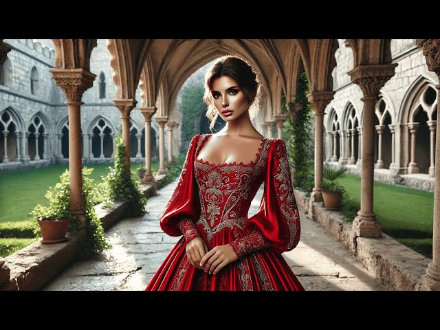 Vídeo relacionado con Spooktacular Creations - Vestido de disfraz medieval de la era renacentista en terciopelo para mujer, vestido de Halloween irlandés XL