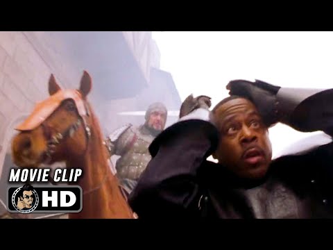 BLACK KNIGHT Clip - "Battle Begins!" (2001) Martin Lawrence