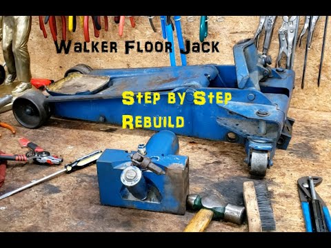 Walker Floor Jack Model 93632 1.5 Ton - Rebuild - Part 1