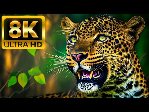 THE GREATEST ANIMALS 8K ULTRA HD with Animal Sounds (Colorfully Dynamic)
