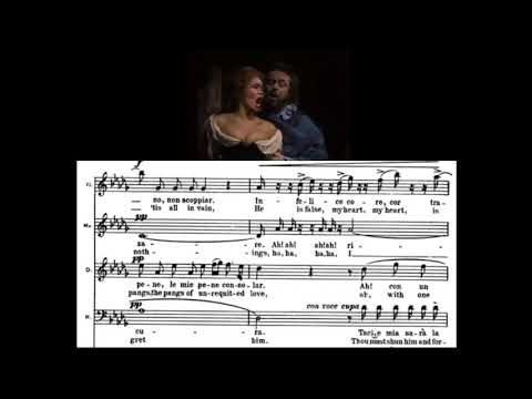 Bella figlia dell'amore - Rigoletto (Verdi) with score