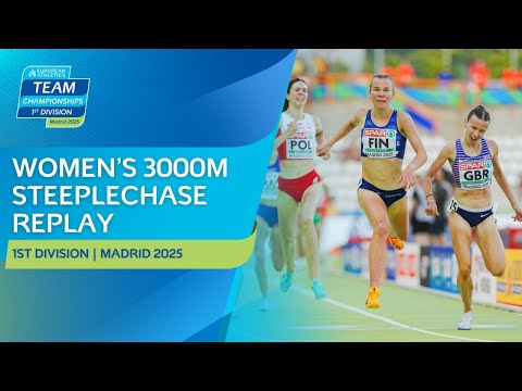 Super CLOSE finish! 🥶 Women's 3000m steeplechase replay | Madrid 2025
