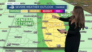 Severe storms possible in Denver metro, plains Wednesday afternoon