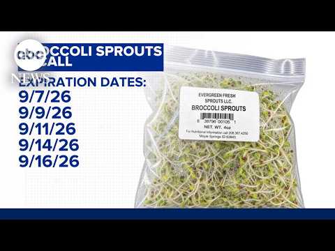 New salmonella outbreak linked to broccoli sprouts