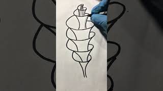 Doodle Flower painting asmr sound #art #doodle #doodleart #doodleartdrawing #asmrsounds #satisfying