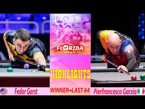 HIGHLIGHTS | Fedor Gorst vs Pierfrancesco Garzia | Florida Open Pool Championship
