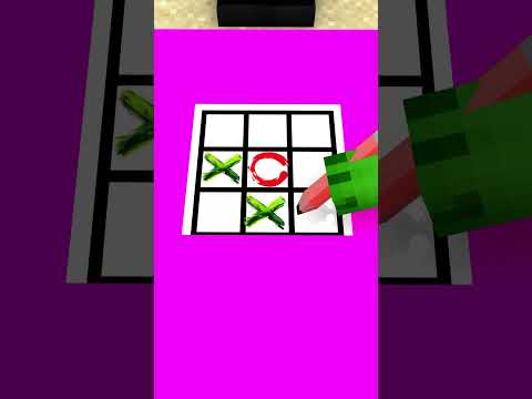 Squid Game JJ And Mikey Play Tic Tac Toe - MAIZEN Animation #minecraft #shortvideo #shorts #memes