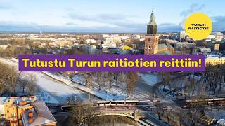 Turun raitiotien reitti
