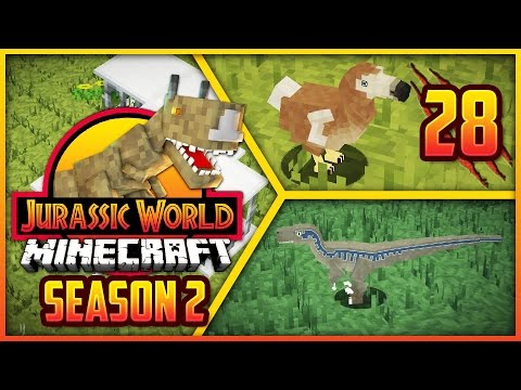 Minecraft Jurassic World S2 - Episode 28 - BLUE AND DODO BIRDS!